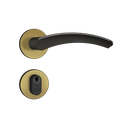 Ver imagem 1 de Fechadura Stam Externa 803/13 Roseta Redonda Oxidado E-coat