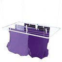 Ver imagem 1 de Varal de Teto em Aço Suspenso 90x56 Mor