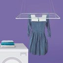 Ver imagem 7 de Varal de Teto em Aço Suspenso 90x56 Mor