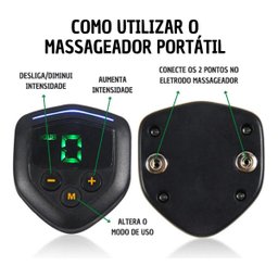 Massageador Muscular P/pernas, Braços Ombros Costas GRASEP D-EM08 - 5