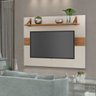 Painel Tv Maldivas 128x92cm Off White Prateleira 100cm Mdf Alta Resistência Fácil Limpeza - 4