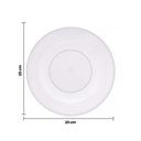 Ver imagem 3 de Jogo 2 Pratos Raso de Melamina Basic Branco 25cm Lyor