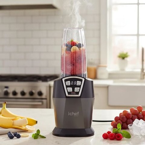 Mixer Processador Ichef Power Nutri Machine 220V Preto 220V