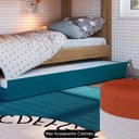 Ver imagem 2 de Cama Auxiliar Infantil para Colchão 78x188cm Infix C06 Azul - Mpozenato
