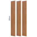 Ver imagem 7 de Painel Ripado Decorativo Mdf 223cm X 250cm Dalla Costa Cor:freijó