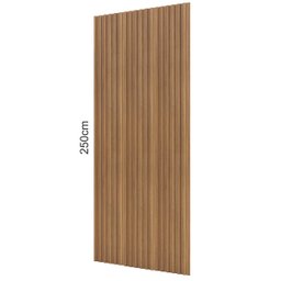 Painel Ripado Decorativo Mdf 223cm X 250cm Dalla Costa Cor:freijó - 9