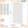 Painel Ripado Decorativo Mdf 223cm X 250cm Dalla Costa Cor:freijó - 4