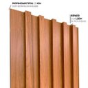 Ver imagem 6 de Painel Ripado Decorativo Mdf 223cm X 250cm Dalla Costa Cor:freijó