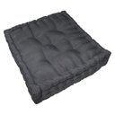 Ver imagem 5 de Almofada Turca Futon Cadeiras Bancos Áreas 40x40 Cm Cinza Escuro
