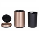 Ver imagem 4 de Lixeira Inteligente 12l Usb Recarregável com Sensor Cozinha