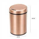 Ver imagem 3 de Lixeira Inteligente 12l Usb Recarregável com Sensor Cozinha