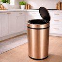 Ver imagem 2 de Lixeira Inteligente 12l Usb Recarregável com Sensor Cozinha
