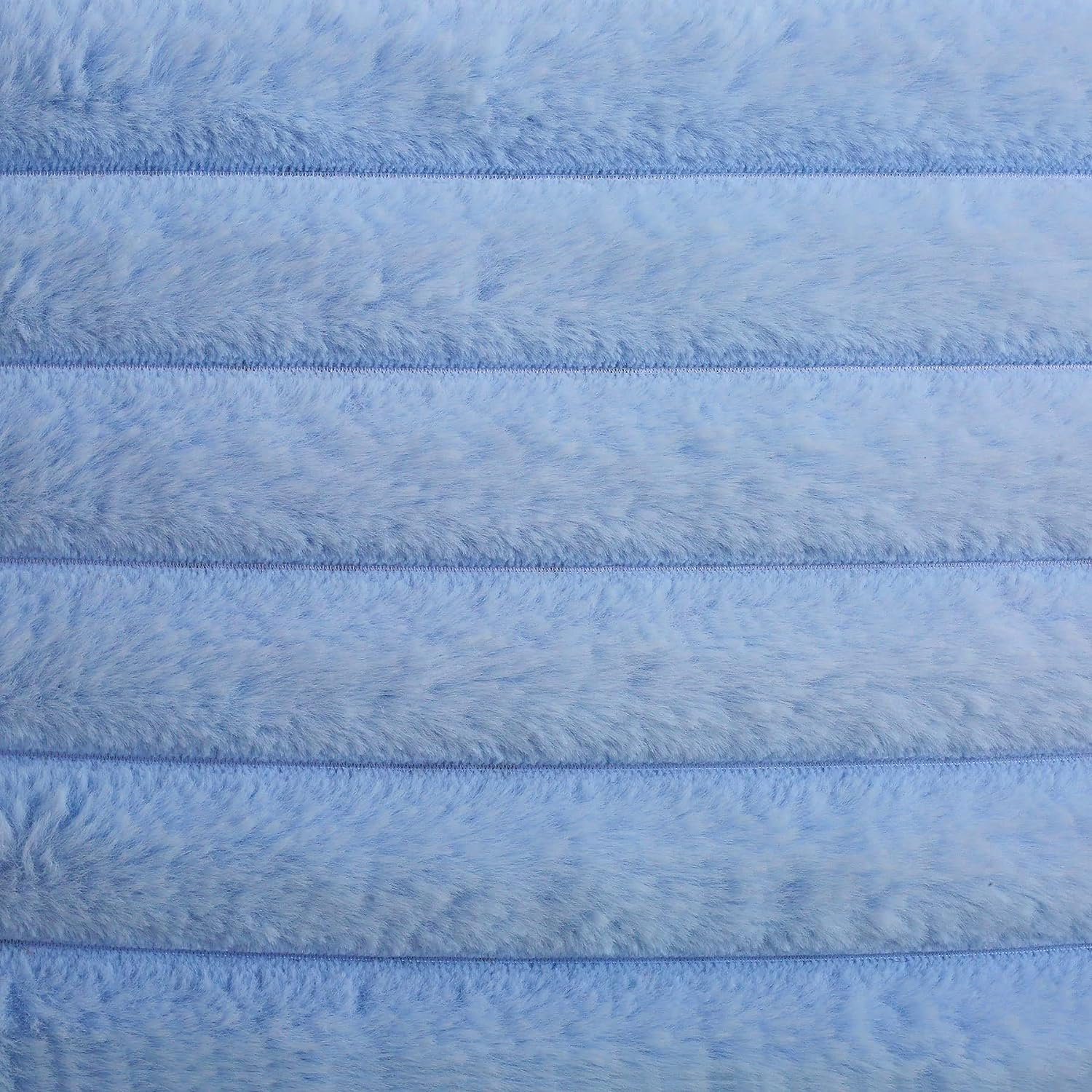 Kit C/ 2 Capas P/ Almofada em Pelucia Wave Soft 2 Lados – 50x50 Cm - Baby Blue - 2