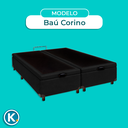Ver imagem 5 de Cama Box Bau Queen Blindado Nature Preto 158x198
