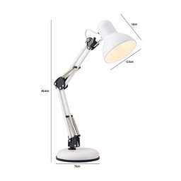 Abajur Mbled Kovy E27 Bivolt Branco - 5