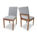 Ver imagem 1 de Kit com 2 Cadeiras de Jantar Liana - 2136 Mmj-as As-castanho Claro As-458