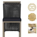 Ver imagem 3 de Mesa Bistro e 2 Banquetas Roma Fendi Corda Náutica 12 Trama Original