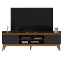 Ver imagem 2 de Rack Astúrias para Tv até 75 Polegadas Ripado 180 Cm 2 Portas e 2 Prateleiras Design Moderno -