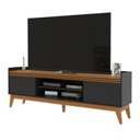 Ver imagem 5 de Rack Astúrias para Tv até 75 Polegadas Ripado 180 Cm 2 Portas e 2 Prateleiras Design Moderno -