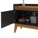 Ver imagem 3 de Rack Astúrias para Tv até 75 Polegadas Ripado 180 Cm 2 Portas e 2 Prateleiras Design Moderno -