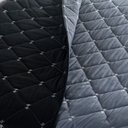 Ver imagem 5 de Kit Cobre Leito Dupla Face Casal Queen Bordado Renove Hipercal 400 Fios Preto Cinza