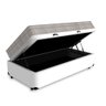 Cama Box Baú Solteiro + Colchão de Molas Ensacadas Ortobom AirTech SpringPocket 88cm - 4