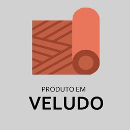 Sofá 3 Lugares Chumbo em Veludo 2,10m Cherry - 5
