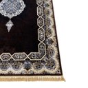 Ver imagem 7 de Tapete Persa Royal Marrom 200x300cm Fio Acetinado - Decoração para Quarto e Sala