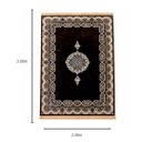 Ver imagem 3 de Tapete Persa Royal Marrom 200x300cm Fio Acetinado - Decoração para Quarto e Sala