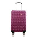 Ver imagem 1 de Mala de Bordo 10 Kg para Viagem em Abs Cadeado Integrado Rodas 360º Gladiador C1mb: Vinho