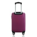 Ver imagem 4 de Mala de Bordo 10 Kg para Viagem em Abs Cadeado Integrado Rodas 360º Gladiador C1mb: Vinho