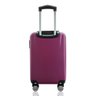 Mala de Bordo 10 Kg para Viagem em Abs Cadeado Integrado Rodas 360º Gladiador C1mb: Vinho - 4