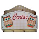 Ver imagem 1 de Porta Cartas com Porta Chaves Chaveiro - Corujas dos Correios