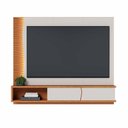 Ver mais imagens de Painel TV 65 pol 180cm Bancada Suspensa Ripado Manacá Off White Matte-Freijó C04 - D'Rossi