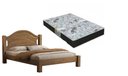 Ver imagem 1 de Cama Casal Isis 100% Mdf para Colchão -super Reforçada -basoto C/ Colchão Casal D23 Gazin:castanho