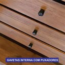 Ver imagem 6 de Guarda Roupa Casal Urban 6 Portas de Bater 6 Gavetas MDF com Espelho Cinamomo-Off White Leifer