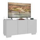 Ver imagem 1 de Rack para Tv até 32 Polegadas com 3 Portas Multimóveis Mp1068 Branco