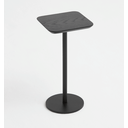 Ver imagem 1 de Mesa de Apoio Tokka - Tampo Ebano - Base Aço Carbono - Altura 50cm