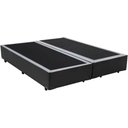 Ver imagem 2 de Cama Box Casal 138 Bipartido Tecido Preto com Colchão D20 Tampo Preto 12cm