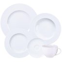 Ver imagem 1 de Aparelho de Jantar Porcelana 20 Peças Branco Tramontina Maria Augusta Liso