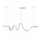 Ver imagem 6 de Pendente LED Dourado 34W 3000k 160cm Metal e Silicone Sindora DCD03421 ST3352