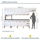 Ver imagem 3 de Cozinha Completa Modulada 14 Portas 3 Gavetas Ibiza