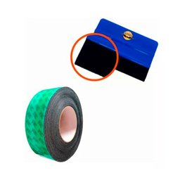 Rolo Buffer Flanelada Espátula 50mm X 15m Battools - 2