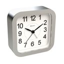Ver imagem 1 de Relógio Despertador Quartz Herweg Silencioso Luz 2644 Prata - Prata