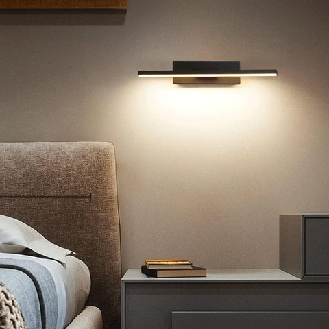 Luminária 30cm Barra Linear Led 3 Cores Giratória 330 Graus Silicone Minimalista Gimpo Kjbd-150:pret
