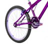 Bicicleta Aro 24 Aero + Kit Proteção Cor Violeta e Lilás - 4
