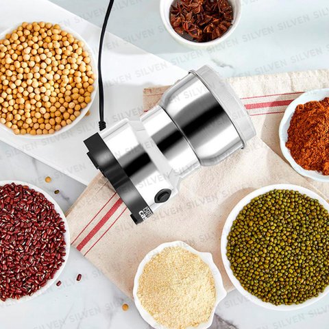 Processador Café Moedor Grãos Elétrico Triturador Inox 200v