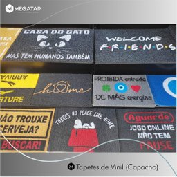 Tapete Capacho Bem Vindo 60x40 Decorativo Casa Entrada Apto - 3