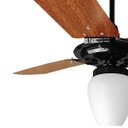 Ver imagem 3 de Ventilador de Teto Rico 150w e 180w Preto Pás Mogno Ventex