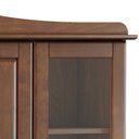 Ver imagem 6 de Cristaleira 8 Portas 4 Gavetas Madeira Maciça 8963 Rubi Cafe FNT